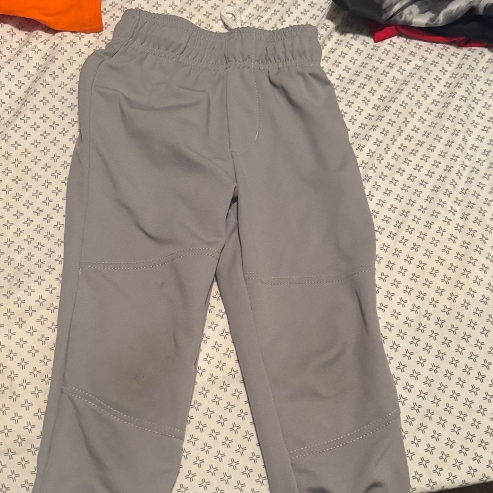 Gray baseball/football Bottoms XS